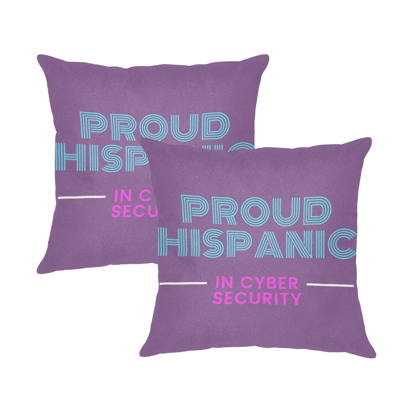 Proud Hispanic Linen Zippered Pillowcase 18" x 18"(One Side & Pack of 2)
