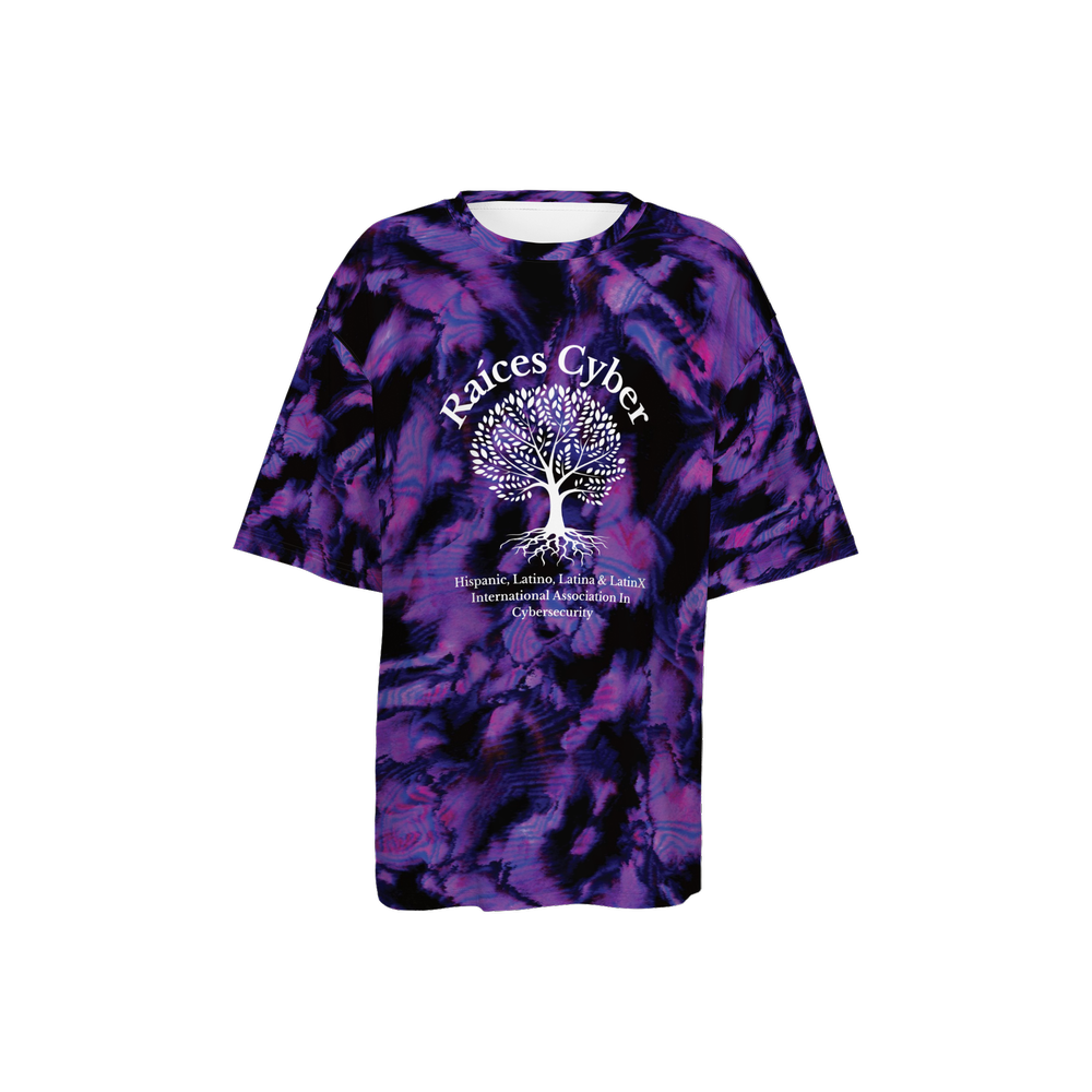 Raices Purple Women’s Oversized Short-Sleeve T-Shirt