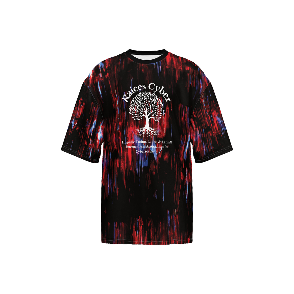 Red Men’s Oversized Short-Sleeve T-Shirt