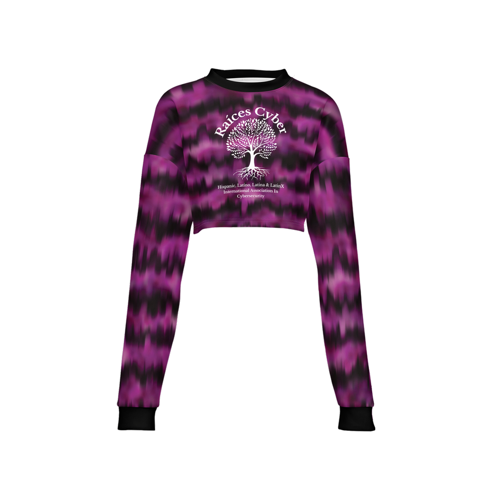 Raices Women’s Cropped Crewneck Sweatshirt
