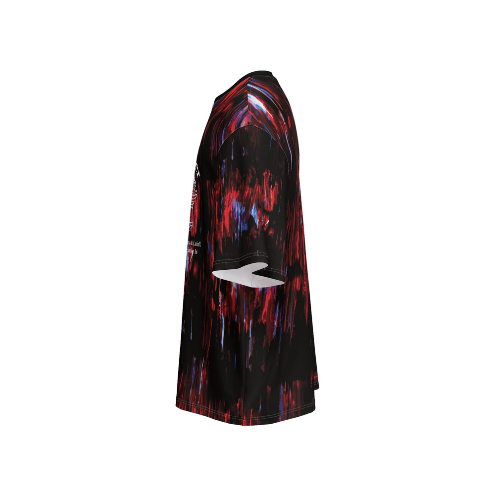 Red Men’s Oversized Short-Sleeve T-Shirt