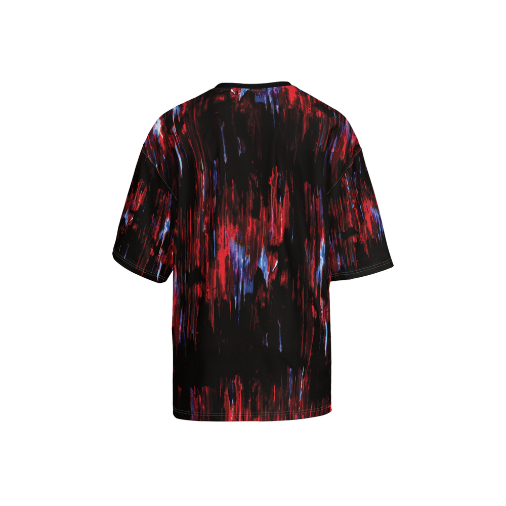 Red Men’s Oversized Short-Sleeve T-Shirt