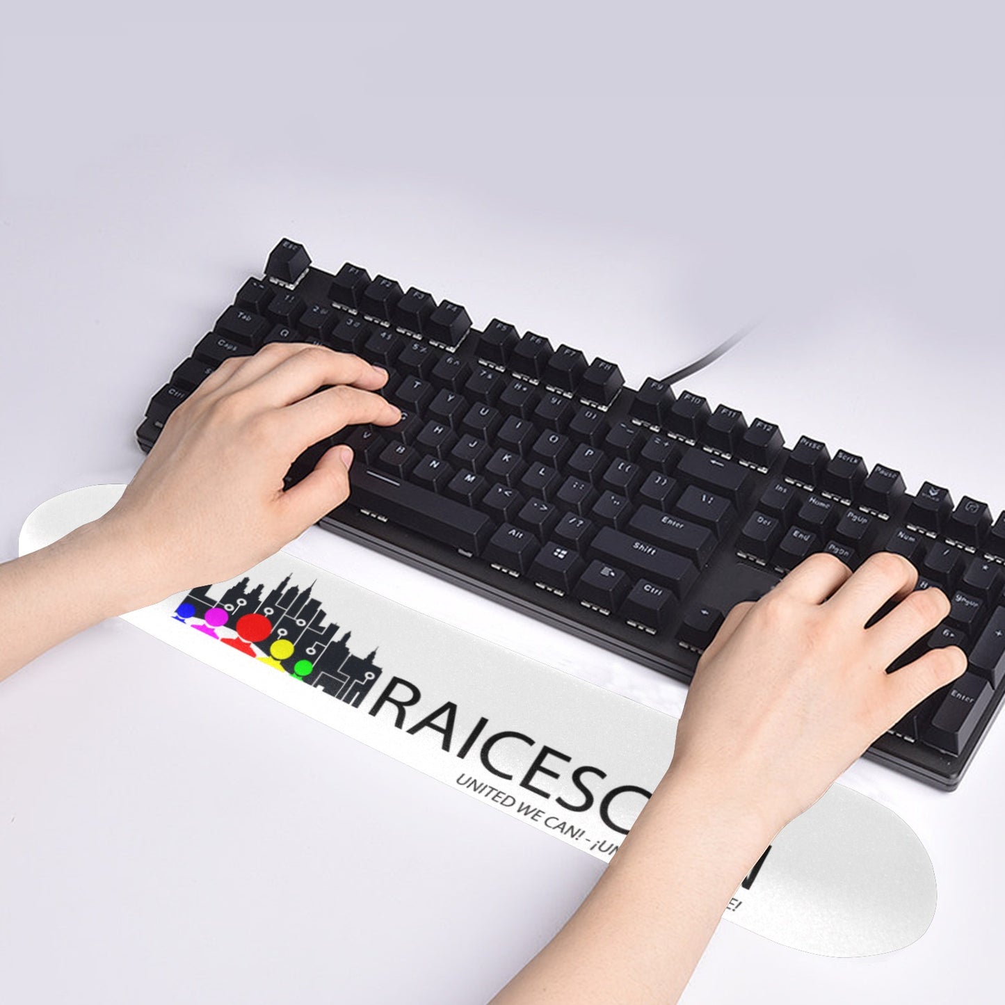 RaicesCon23 Custom Keyboard Wrist Rest