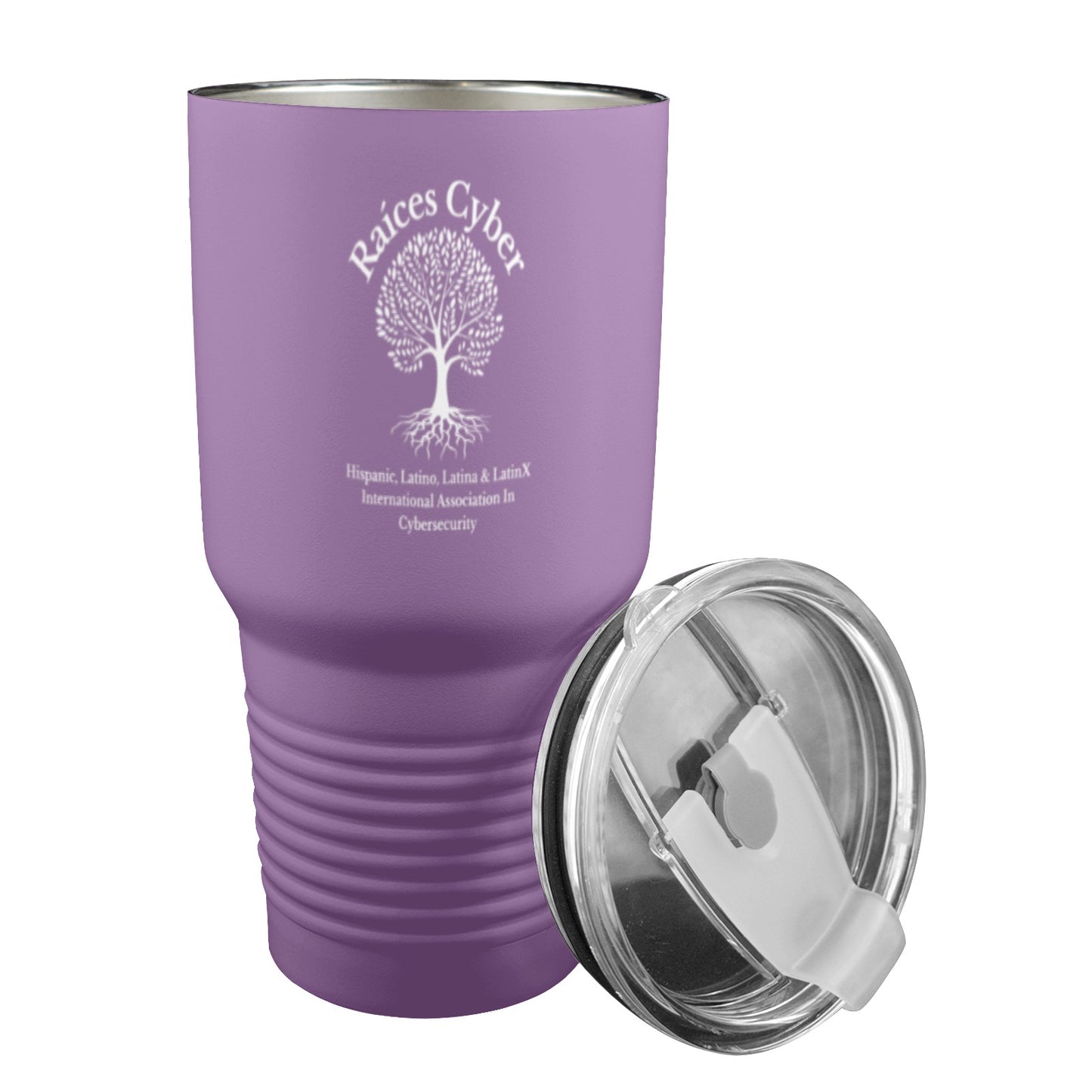 Raices Purple Tumbler Insulated Stainless Steel Tumbler (30oz ）