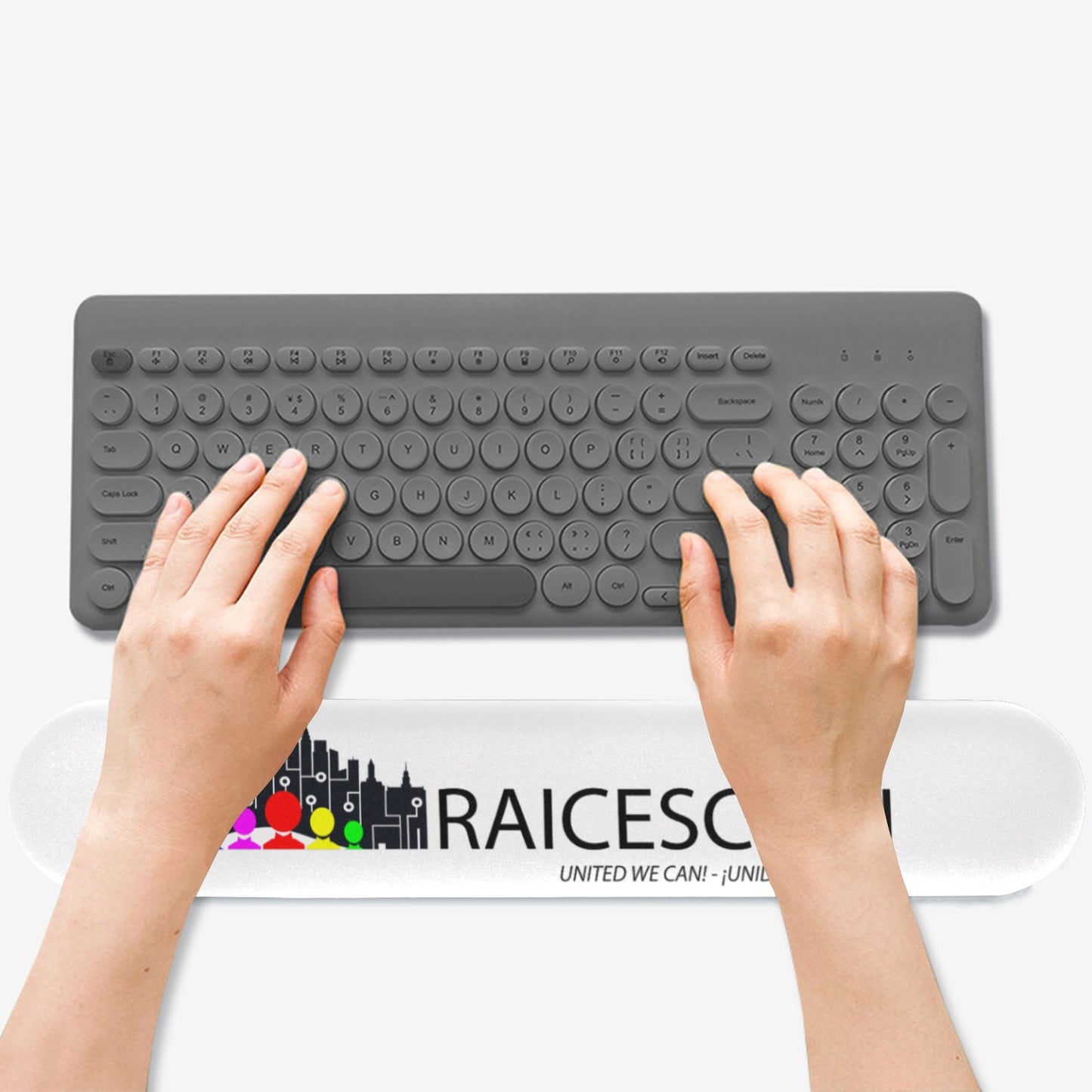 RaicesCon23 Custom Keyboard Wrist Rest