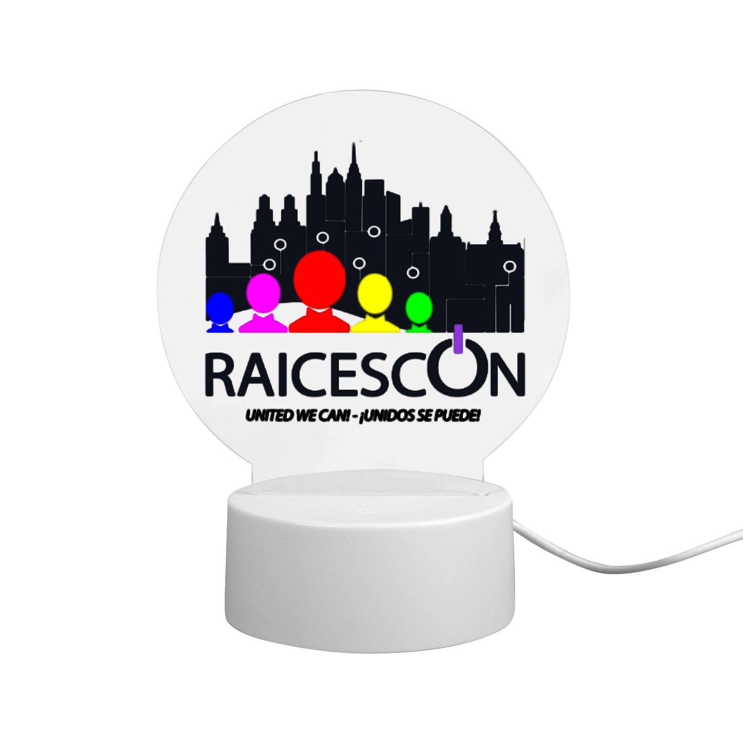 RaicesCon Light Round Photo Lamp - UV Printing