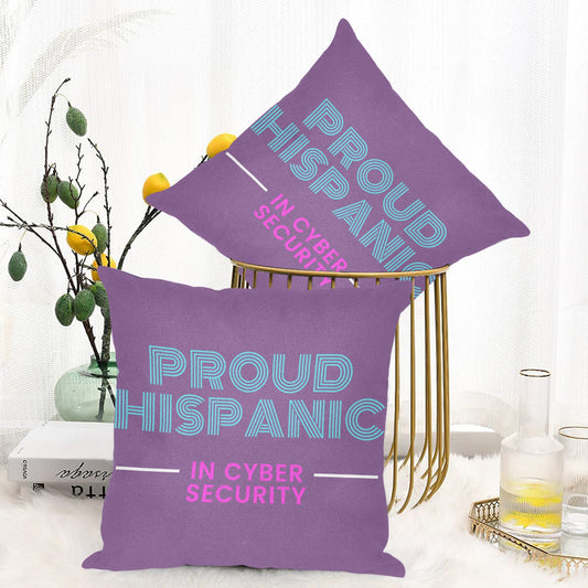 Proud Hispanic Linen Zippered Pillowcase 18" x 18"(One Side & Pack of 2)